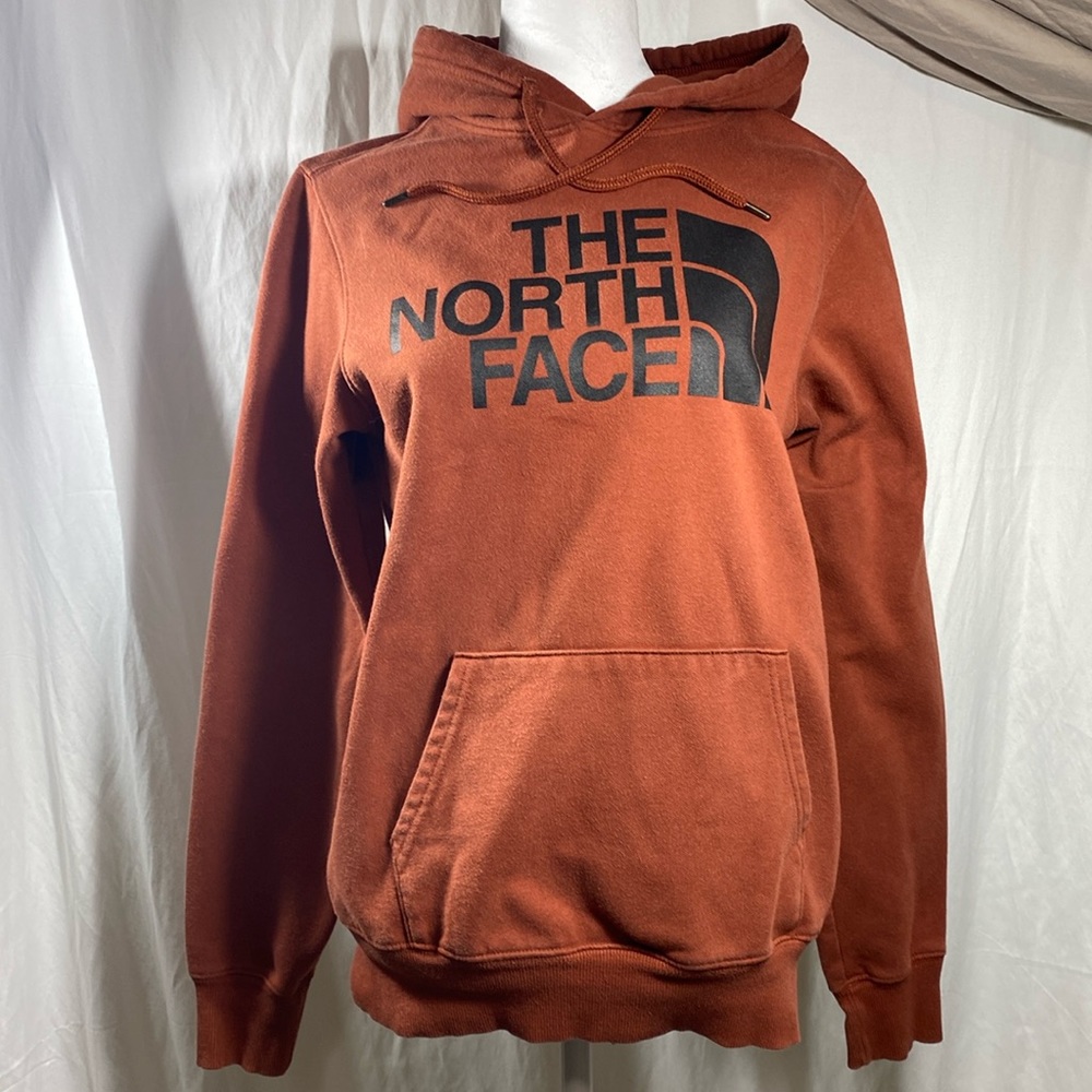 North Face Half Dome Rich Brown Hoodie Size Small - Very Good Used Condition